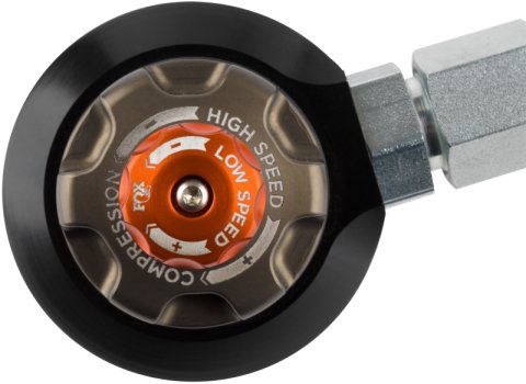 Fox 07-18 Jeep JK 2.5 Perf Elite Series Reservoir Shock Front 2.5in R/R 2.5-4in (Pair) w/ DSC Adj. thumbnail 3