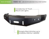 DV8 Offroad Front Bumpers FBDR2-02 Bumper, Front, Steel, Black Textured Powdercoat, Ram, Each thumbnail 4