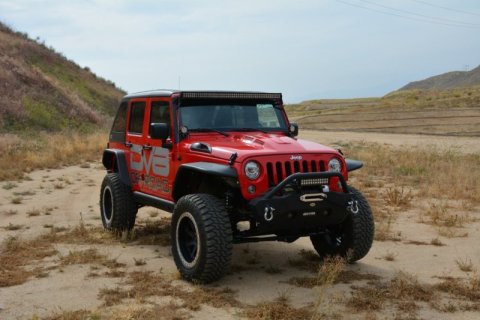 DV8 Offroad 07-18 Jeep Wrangler JK Metal Heat Dispersion Hood - Primer Black thumbnail 9