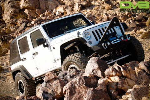 DV8 Offroad 07-18 Jeep Wrangler JK 2 Piece Fast Back Hard Top 4 Door - Black (DS Only) thumbnail 2