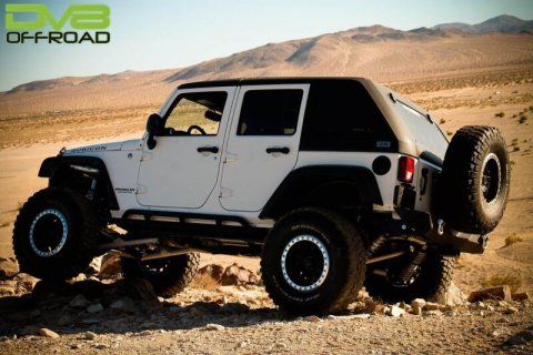 DV8 Offroad 07-18 Jeep Wrangler JK 2 Piece Fast Back Hard Top 4 Door - Black (DS Only) thumbnail 6