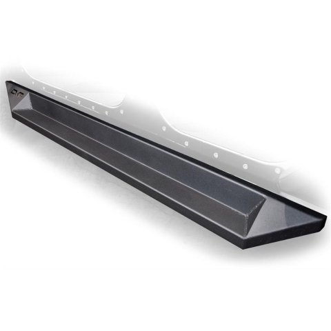DV8 Offroad 07-18 Jeep Wrangler JK Plated Steel Rock Slider Steps - Matte Black (4 Door Only) thumbnail 6