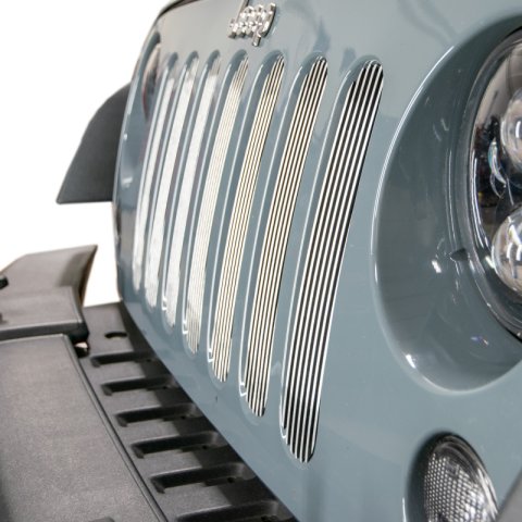 DV8 Offroad 2007-2018 Jeep JK Polished Grille Inserts thumbnail 5