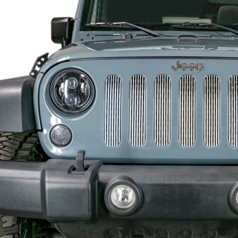 DV8 Offroad 2007-2018 Jeep JK Polished Grille Inserts thumbnail 9