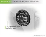 DV8 Offroad 2018+ Jeep JL Aluminum Fuel Door for 20-Pres Wrangler thumbnail 4