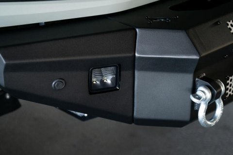 DV8 Offroad 2021+ Ford Bronco Front Bumper Winch Capable w/ Optional Bull Bar/Aux Light Opening thumbnail 1