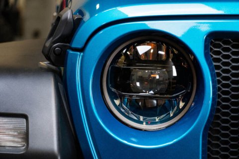 DV8 Offroad 18-22 Jeep Gladiator Wrangler LED Projector Headlights thumbnail 1