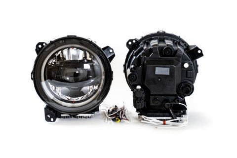 DV8 Offroad 18-22 Jeep Gladiator Wrangler LED Projector Headlights thumbnail 2