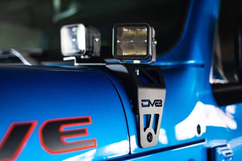 DV8 Offroad 20-22 Jeep JL 392/ Jeep JT Mojave Edition Dual Pod Light Mounts thumbnail 3