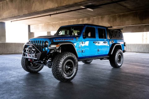 DV8 Offroad 20-22 Jeep JL 392/ Jeep JT Mojave Edition Dual Pod Light Mounts thumbnail 4