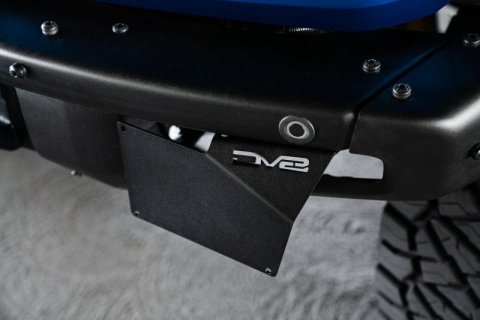 DV8 Offroad 21-22 Ford Bronco Factory Front Bumper License Relocation Bracket - Side thumbnail 6