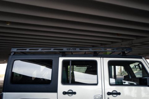 DV8 Offroad 07-18 Jeep Wrangler JK Full-Length Roof Rack thumbnail 6