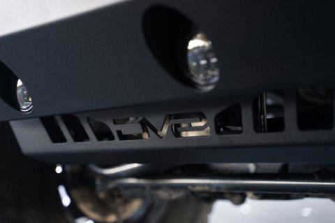 DV8 Offroad 18-23 Jeep Wrangler JL/JT Front Bumper Sway-Bar Disconnect Motor Skid Plate thumbnail 3