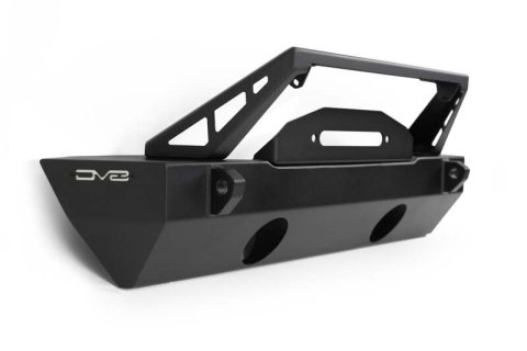 DV8 Offroad 07-23 Jeep Wrangler/Gladiator JT/JK/JL FS-25 Stubby Front Bumper w/Plated Bull Bar thumbnail 9
