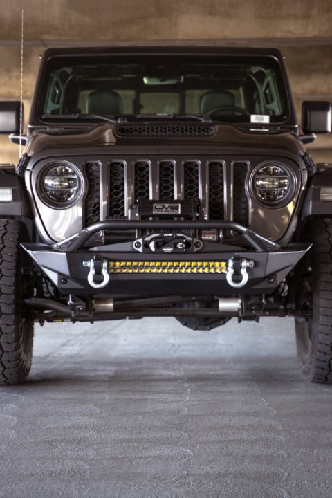 DV8 Offroad 07-23 Jeep Wrangler JK/JL & Gladiator JT FS-1 Series Stubby Front Bumper thumbnail 4