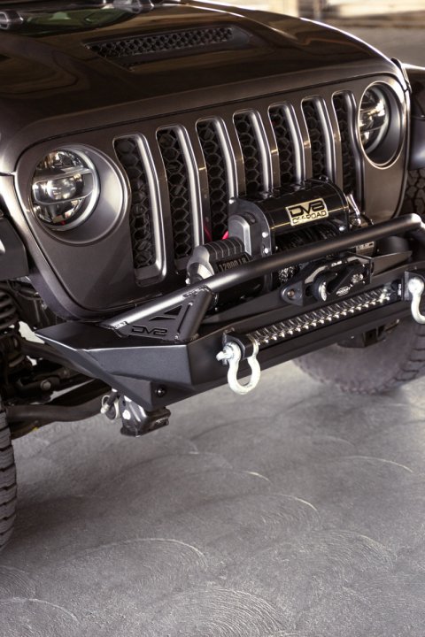 DV8 Offroad 07-23 Jeep Wrangler JK/JL & Gladiator JT FS-1 Series Stubby Front Bumper thumbnail 5