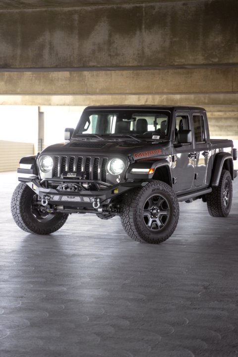 DV8 Offroad 07-18 Jeep Wrangler JK / 18-23 Wrangler JL / 20-23 Gladiator JT MTO Series Front Bumper thumbnail 4