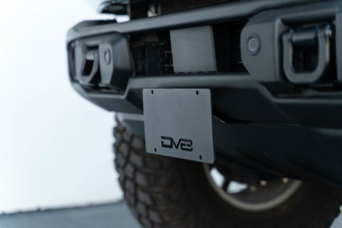 DV8 Offroad 21-23 Ford Bronco Capable Bumper Front License Plate Mount thumbnail 2