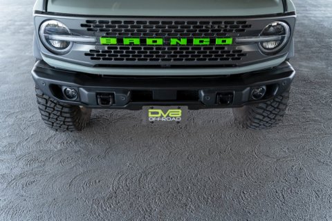DV8 Offroad 21-23 Ford Bronco Capable Bumper Front License Plate Mount thumbnail 3