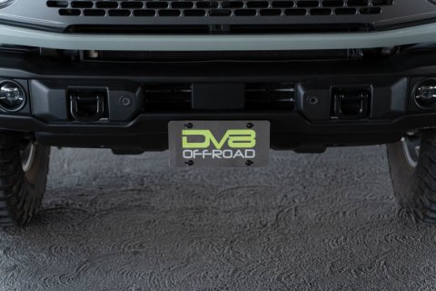 DV8 Offroad 21-23 Ford Bronco Capable Bumper Front License Plate Mount thumbnail 8