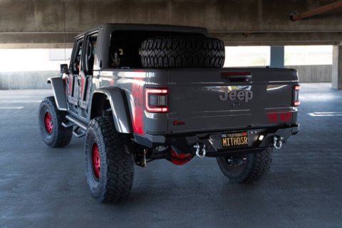 DV8 Offroad 20-23 Jeep Gladiator JT FS-15 Series Rear Bumper thumbnail 1