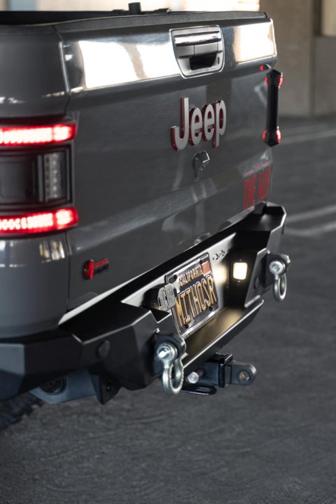 DV8 Offroad 20-23 Jeep Gladiator JT FS-15 Series Rear Bumper thumbnail 4