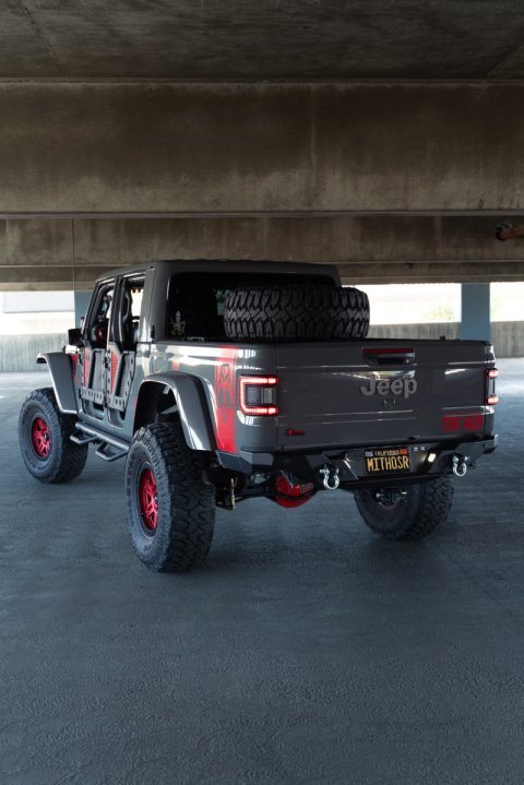 DV8 Offroad 20-23 Jeep Gladiator JT FS-15 Series Rear Bumper thumbnail 5