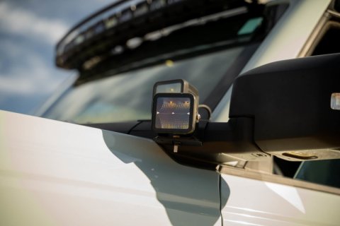 DV8 Offroad 2021 Ford Bronco A Pillar Dual Light Pod Drop Mounts thumbnail 1