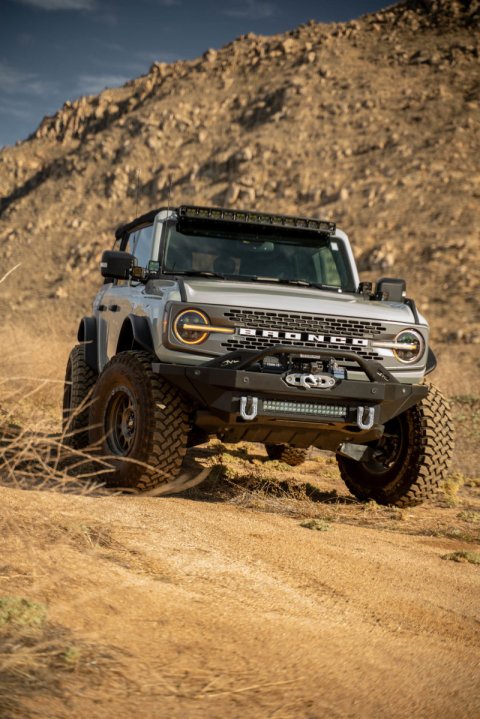 DV8 Offroad 2021 Ford Bronco A Pillar Dual Light Pod Drop Mounts thumbnail 3
