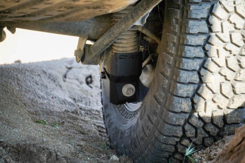 DV8 Offroad 10-23 Toyota 4Runner Rear Shock Skid Plates thumbnail 1