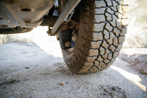 DV8 Offroad 10-23 Toyota 4Runner Rear Shock Skid Plates thumbnail 2