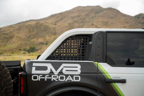 DV8 Offroad 21+ Ford Bronco Pocketed Rear Window Molle Panels (Soft Top/2-Door Models) thumbnail 3