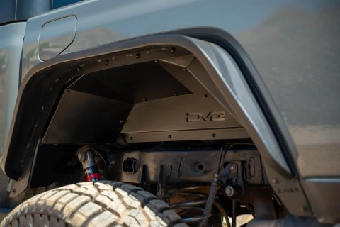 DV8 Offroad 20-24 Jeep Gladiator JT Rear Inner Fender Liners - Satin Black thumbnail 2