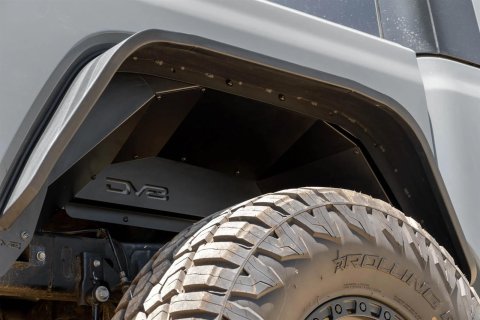 DV8 Offroad 20-24 Jeep Gladiator JT Rear Inner Fender Liners - Satin Black thumbnail 7