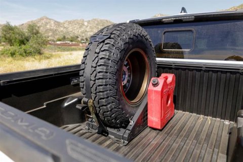 DV8 Offroad Truck Bed Universal Tire Carrier & Accessory Mount thumbnail 8