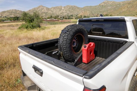 DV8 Offroad Truck Bed Universal Tire Carrier & Accessory Mount thumbnail 9