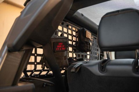 DV8 Offroad 21-24 Ford Bronco 2-Door Rear Window Pocket Molle Panels thumbnail 2