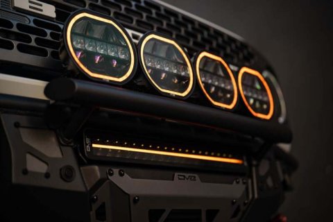 DV8 Offroad Elite Series 20in Dual Row Light Bar w/ Accent Light thumbnail 9