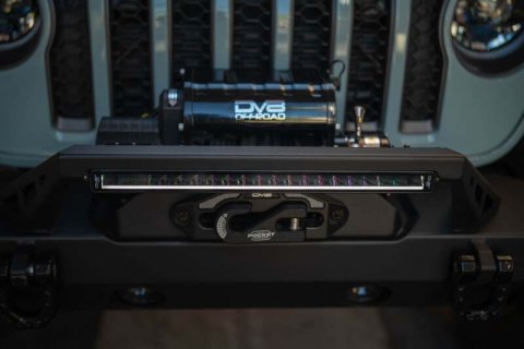 DV8 Offroad 20in Halo Elite Single Row Light Bar with Accent Light - White/Amber thumbnail 7