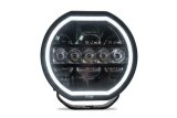 DV8 Offroad 7in Halo Elite Round Light w/ Accent Halo - White/Amber thumbnail 2