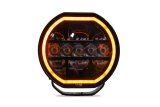 DV8 Offroad 7in Halo Elite Round Light w/ Accent Halo - White/Amber thumbnail 4