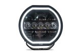 DV8 Offroad 7in Halo Elite Round Light w/ Accent Halo - White/Amber thumbnail 8