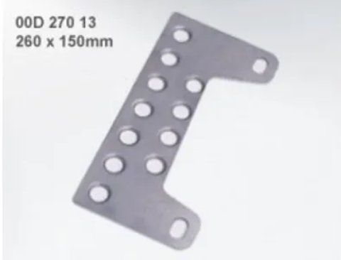 Cusco Roll Cage Universal Center B-Pillar Fixing Plate Kit (260mm x 150mm) Welding Required