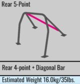 Cusco CZ4A EV10 2 Passenger 5P Roll Cage 40 Safety21 (S/O / No Cancel) thumbnail 5