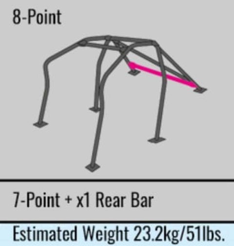 Cusco Chro-moly Roll Cage 8P GDB (S/O / No Cancel) thumbnail 5