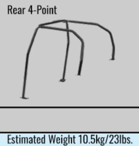 Cusco Rollcage D1 Chromoly Blu 4Pt 02-07 Subaru Impreza 4 Dr STi/Non-STi GD Non-SunRoof NO CANCEL thumbnail 5
