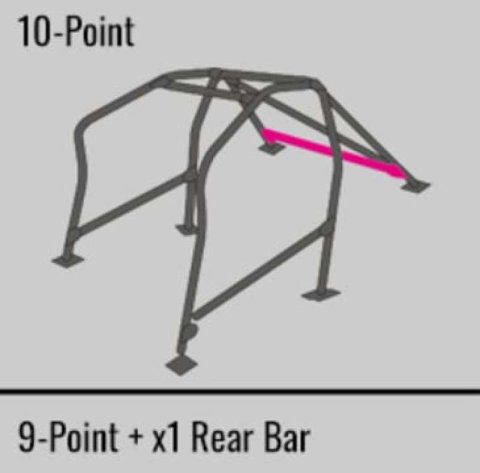 Cusco Safety 21 Steel Roll Cage 4P 40mm Hyundai Genesis CP *Okay w/Sunroof* (S/O / No Cancel) thumbnail 5