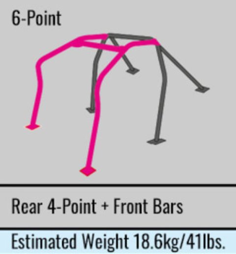 Cusco D1 Chromoly Roll Cage 6 Point Front & Rear 4 Passenger Hyundai Genesis Coupe (S/O / No Cancel) thumbnail 5