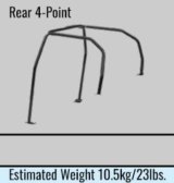 Cusco Chromoly Roll Cage 4 Pt Rear Toyota Corolla GTS (AE86) 2/3 Dr *NON-SUNROOF* (S/O / No Cancel) thumbnail 4