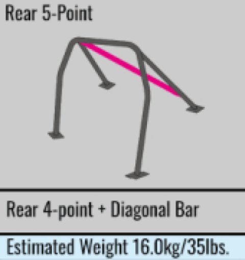 Cusco 08-14 Subaru Impreza WRX STi GRB 5-Point Safety21 Roll Cage (S/O / No Cancel) thumbnail 4